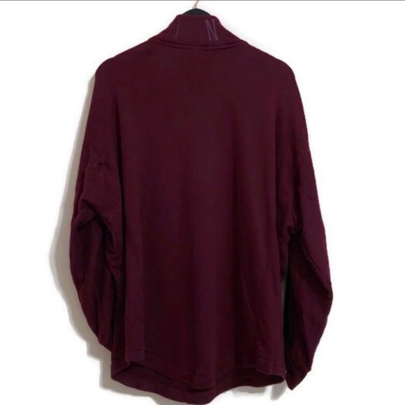 PINK Victoria’s Secret Maroon Long Sleeve … - Picture 2 of 3